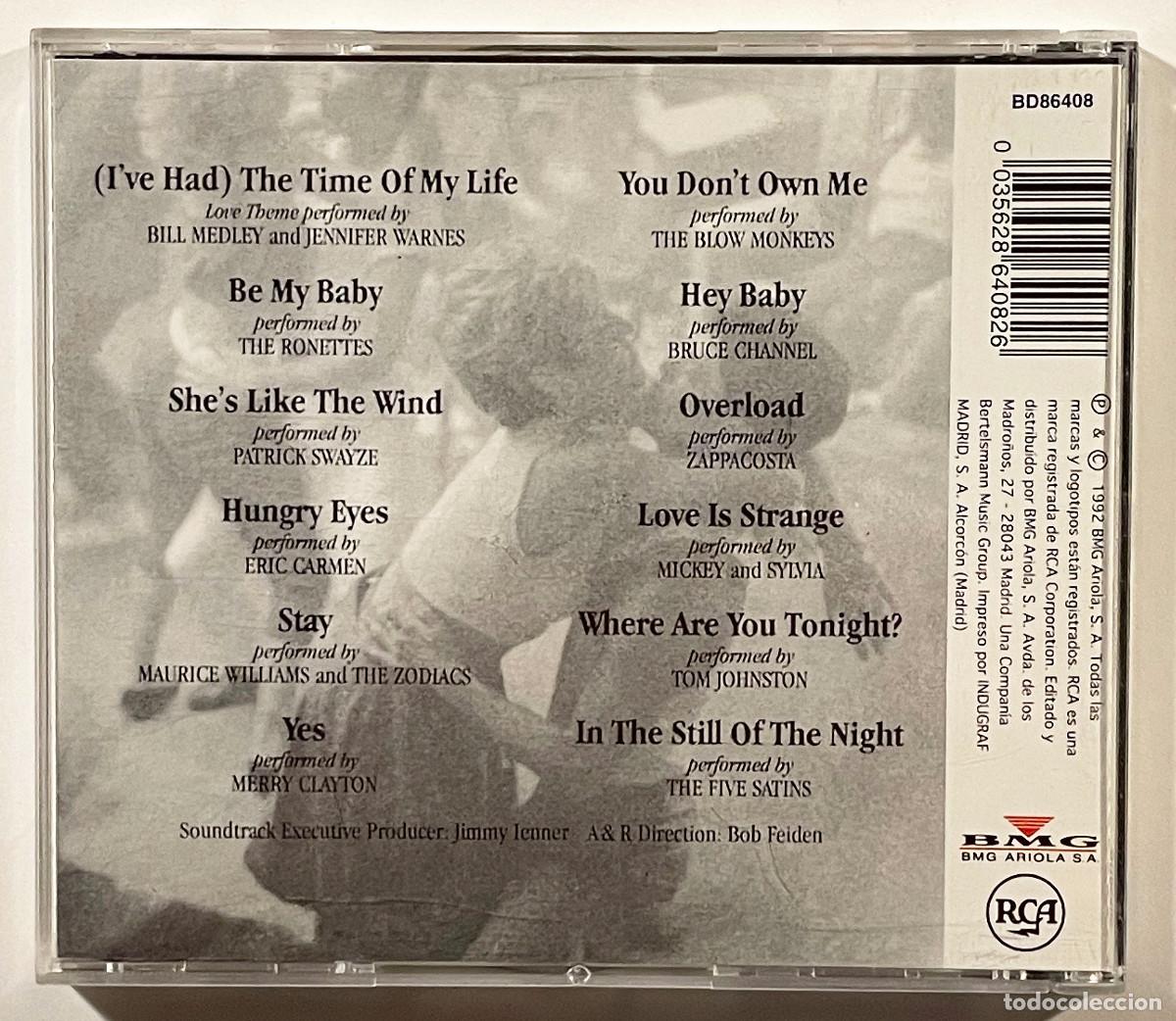 CDs de m&uacute;sica: DIRTY DANCING / BSO / CD BMGARIOLA 1992 / ESPA&Ntilde;A - Foto 2