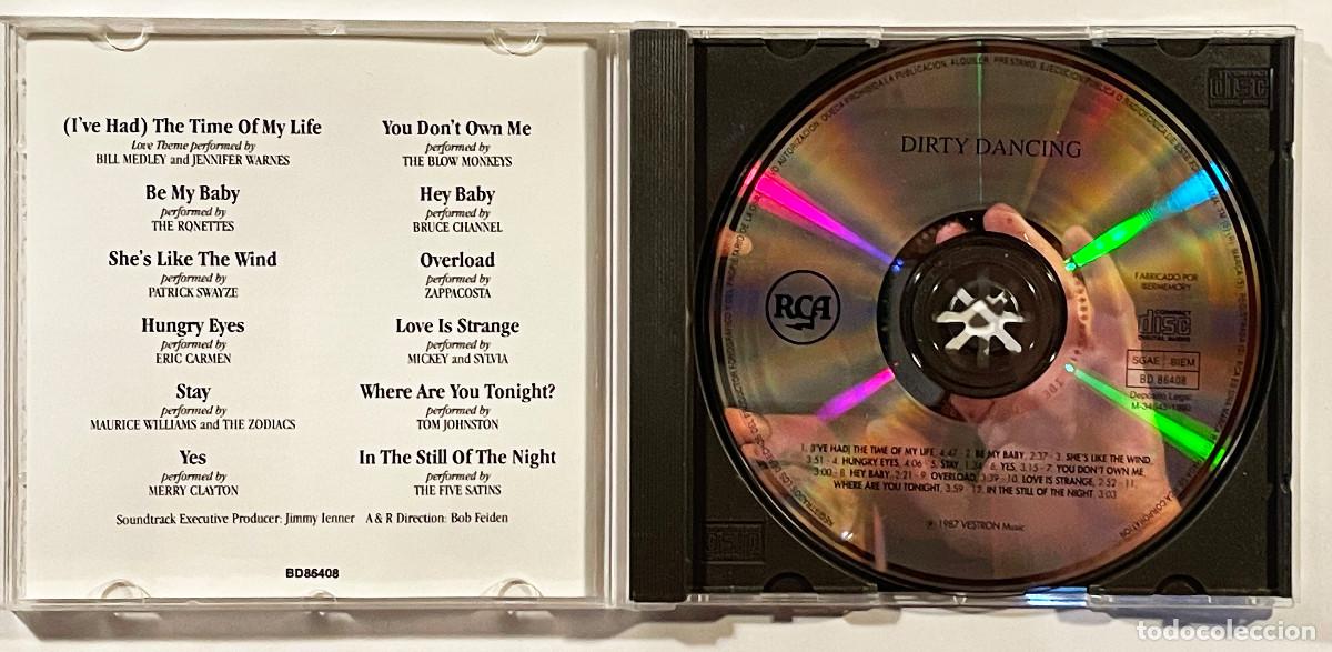 CDs de m&uacute;sica: DIRTY DANCING / BSO / CD BMGARIOLA 1992 / ESPA&Ntilde;A - Foto 3