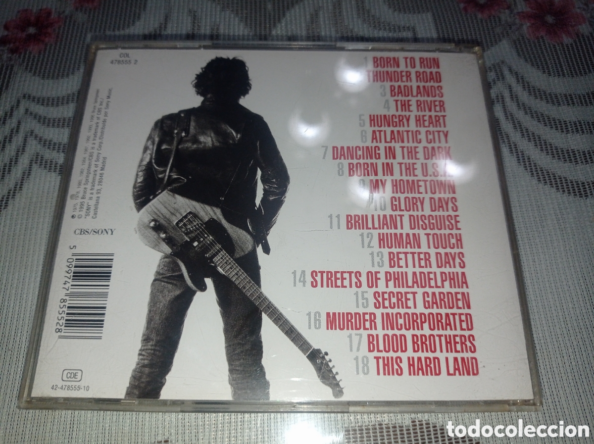 CDs de m&uacute;sica: CD BRUCE SPRINGSTEEN,GREATES HITS - Foto 3