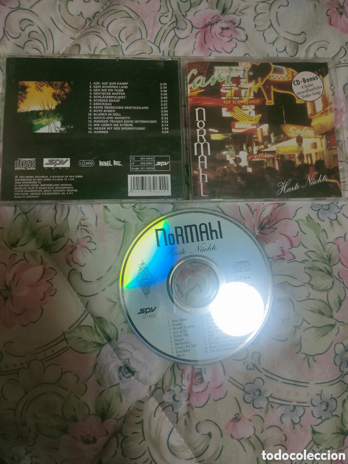 CDs de m&uacute;sica: Normahl &ndash; Harte N&auml;chte cd (punk aleman) - Foto 1