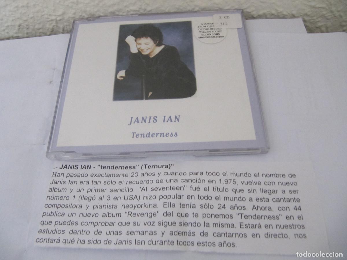 CDs de m&uacute;sica: JANIS IAN - TENDERNESS - CD SINGLE CADENA 100 - Foto 1