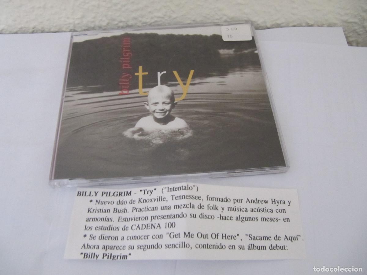 CDs de m&uacute;sica: BILLY PILGRIM - TRY CD SINGLE CADENA 100 - Foto 1