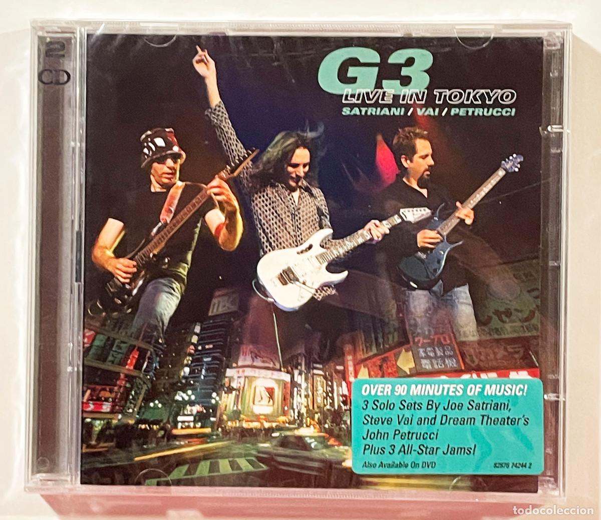 CDs de Musique: SATRIANI VAI PETRUCCI / G3 LIVE IN TOKYO / 2CD BMG EPIC 2005 / EU &iexcl;&iexcl;&iexcl;PRECINTADO!!!