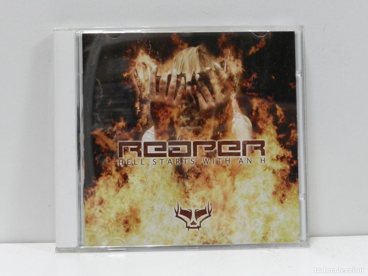 CDs de m&uacute;sica: DISCO CD. Reaper &ndash; Hell Starts With An H. COMPACT DISC. - Foto 1