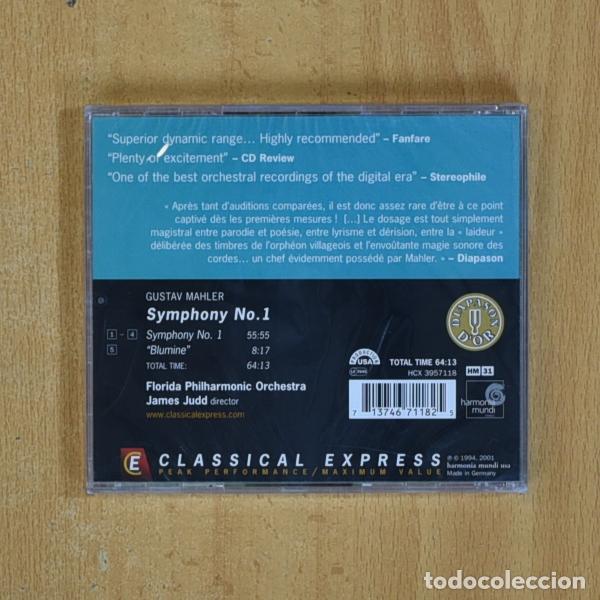 CDs de m&uacute;sica: MAHLER - SYMPHONY NO 1 - CD - Foto 2