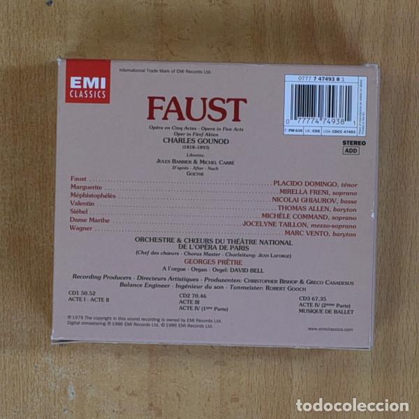 CDs de m&uacute;sica: GOUNOD - FAUST - CD - Foto 2