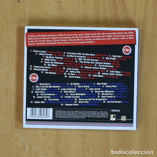 CDs de m&uacute;sica: VARIOS - CALLING ALL MODS - CD - Foto 2