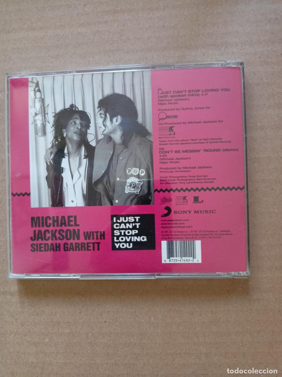 CDs de m&uacute;sica: Michael Jackson - i just cant stop loving you .CD Single - Foto 3