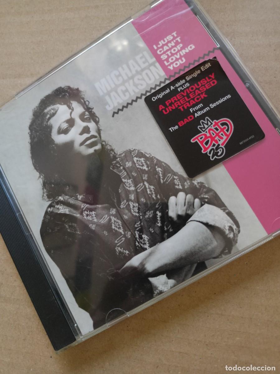 CDs de m&uacute;sica: Michael Jackson - i just cant stop loving you .CD Single - Foto 4