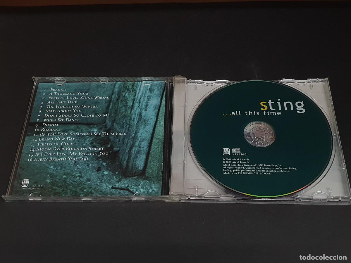 CDs de m&uacute;sica: CD STING - ALL THIS TIME - 2001 - Foto 2