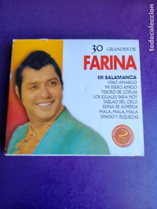 CD di Musica: RAFAEL FARINA - 30 GRANDES EXITOS - DOBLE CD NAIMARA 2003 - COPLA, CANCION ESPAÑOLA POP, FLAMENCO