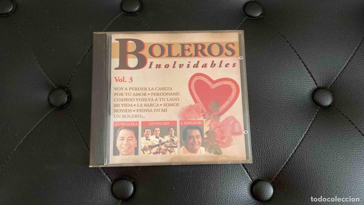 CDs de m&uacute;sica: 3 CDS. Boleros inolvidables. Compilaci&oacute;n - Foto 5