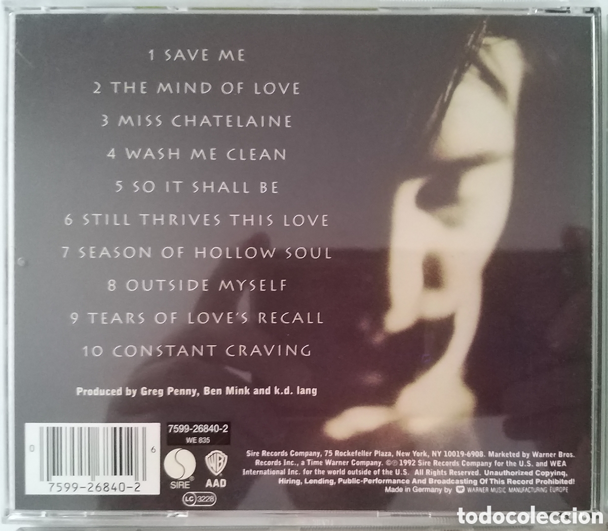 CDs de m&uacute;sica: K. D. LANG x 6 ALBUMS - Foto 4