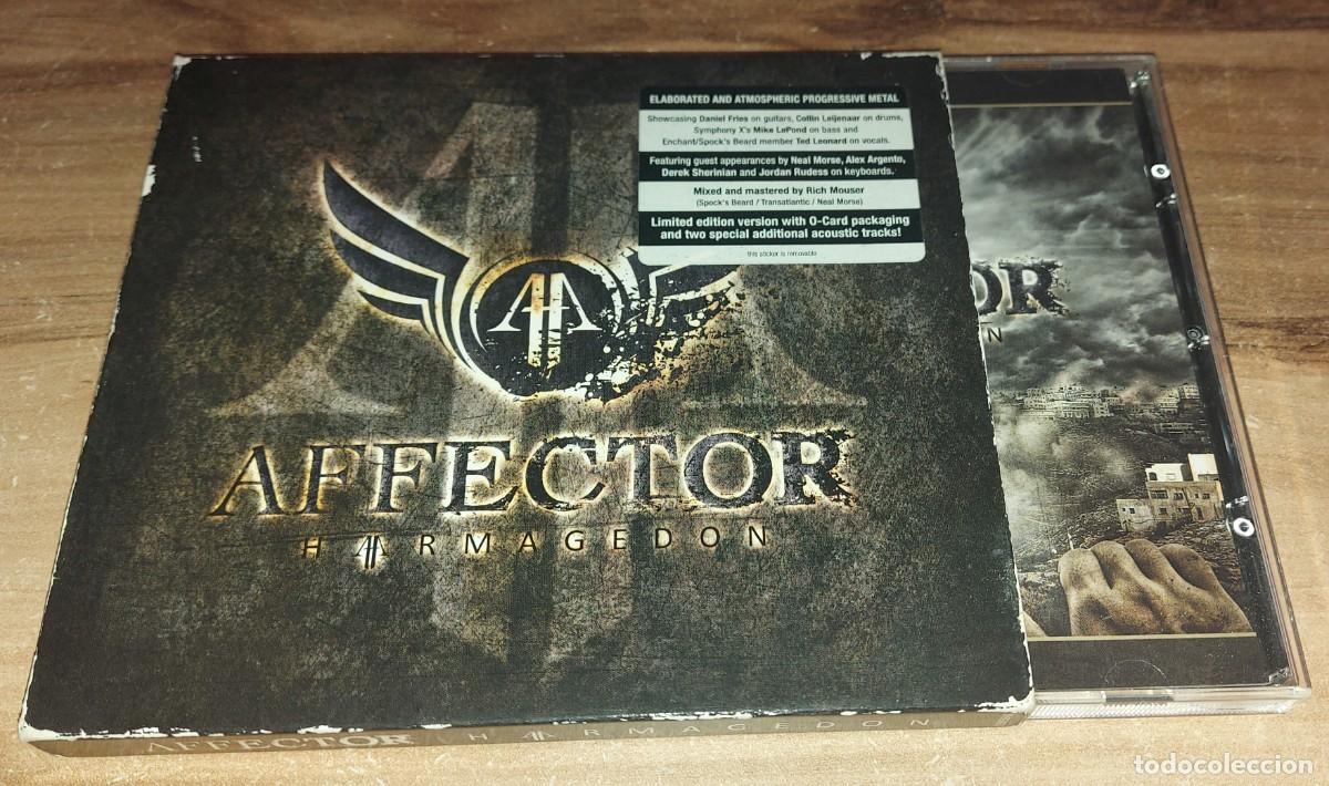 CDs de m&uacute;sica: CD AFFECTOR HARMAGEDON LIMITED EDITION INSIDE OUT A&Ntilde;O 2012 progressive metal - Foto 1