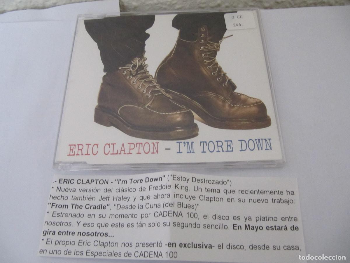 CDs de m&uacute;sica: Eric Clapton - Im Tore Down (CD, Single, Promo Cadena 100) - Foto 1
