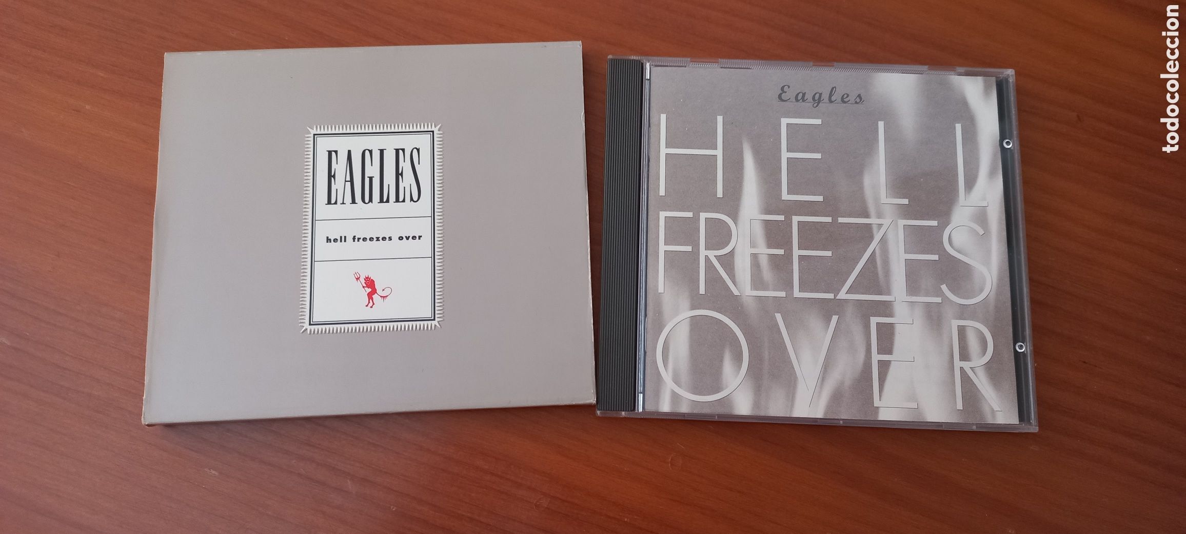 CDs de m&uacute;sica: Eagles CD Hell Freezes Over con funda original y libreto como nuevo - Foto 2