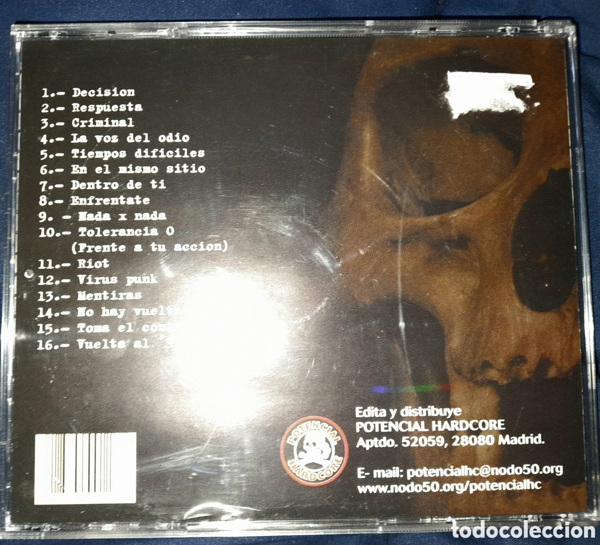 CDs de m&uacute;sica: HORDA BASTARDA. OLD SCHOOL. PUNK HARDCORE CD - Foto 2