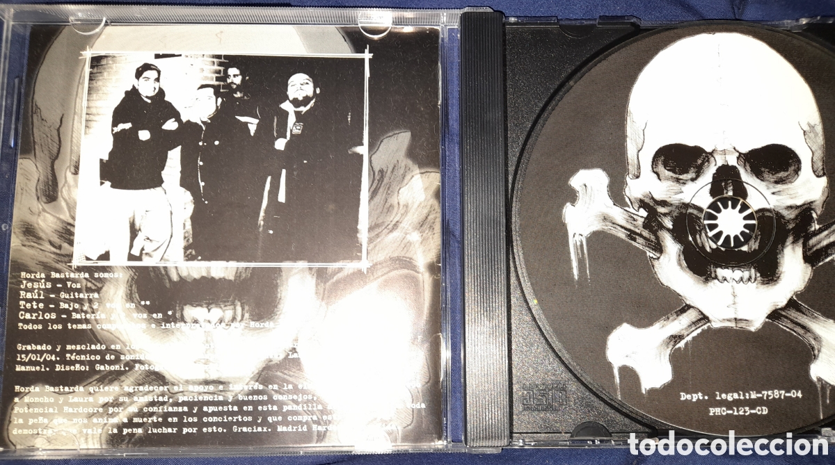 CDs de m&uacute;sica: HORDA BASTARDA. OLD SCHOOL. PUNK HARDCORE CD - Foto 3