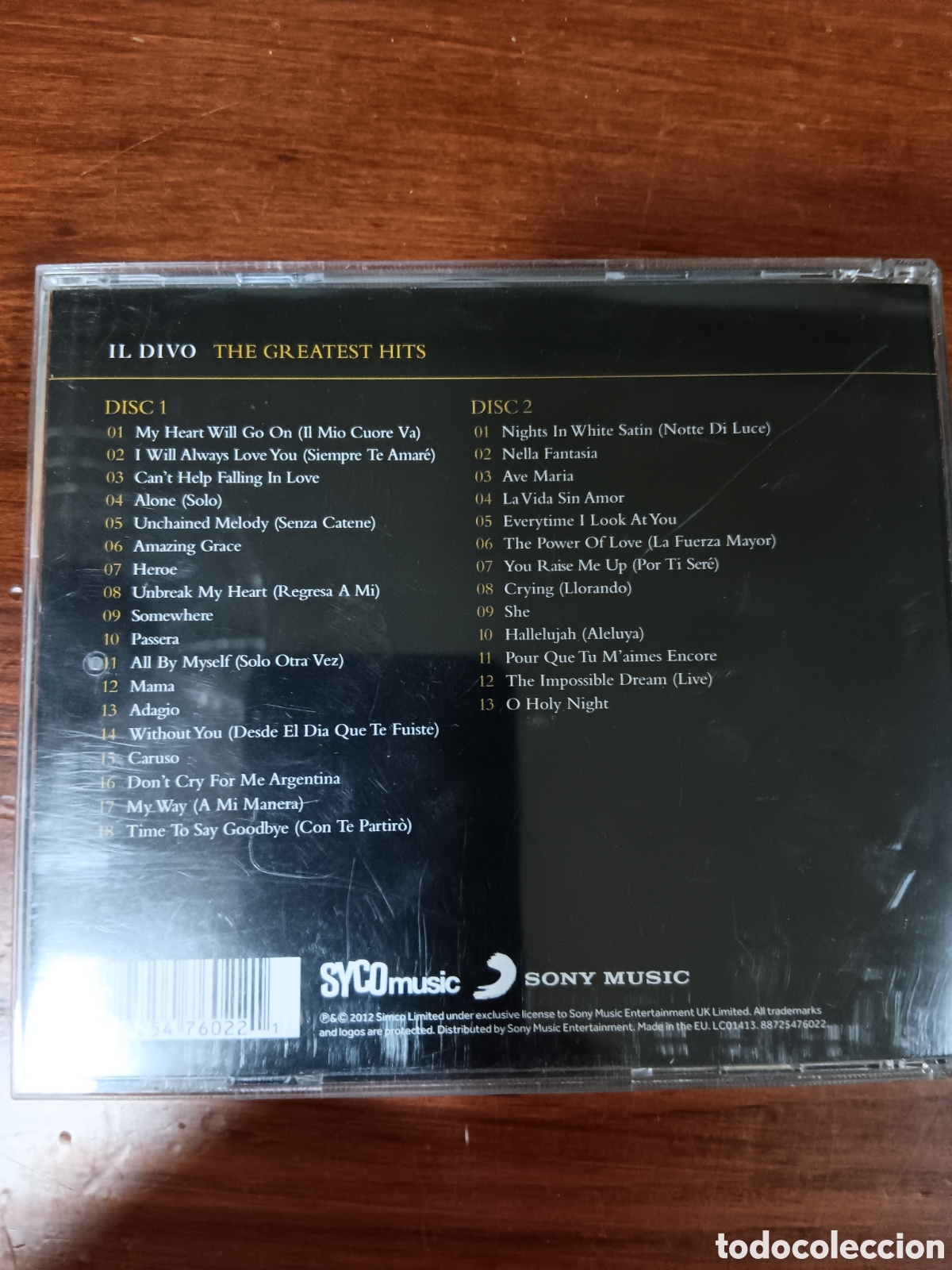 CDs de m&uacute;sica: IL DIVO THE GREATEST HITS ( 2 cds) - Foto 4
