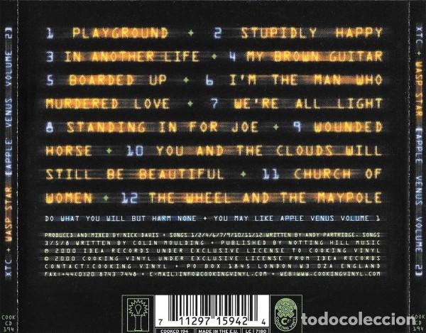 CDs de m&uacute;sica: XTC - Wasp Star---------------- - Foto 2