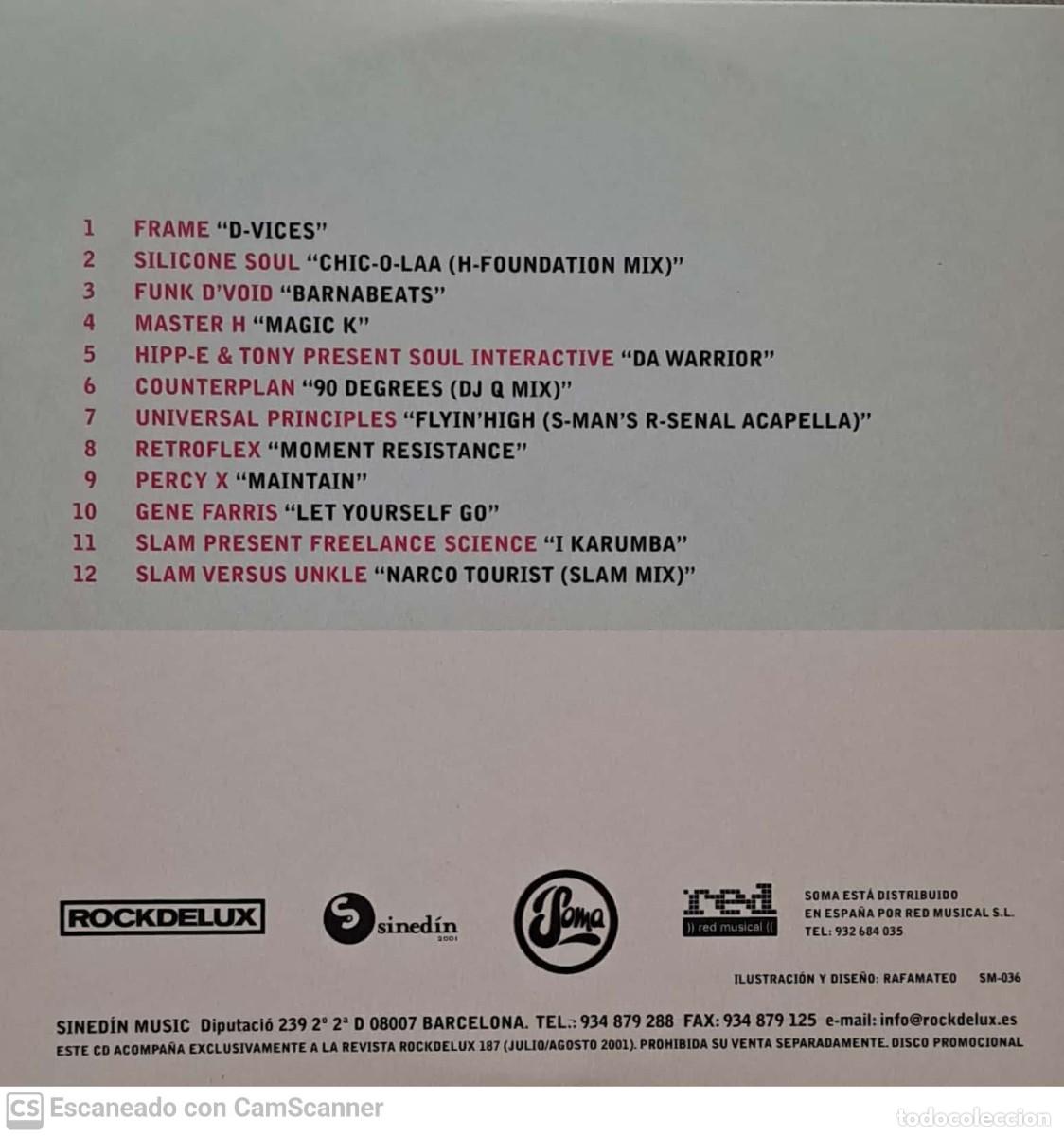 CDs de m&uacute;sica: Various &lrm;&ndash; Slam Mix Soma - Foto 2