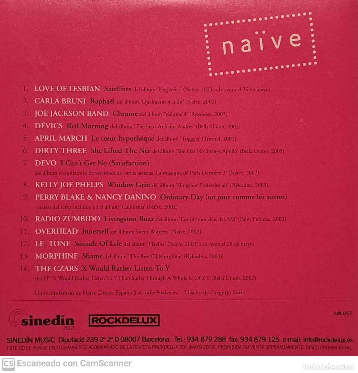 CDs de m&uacute;sica: Various &lrm;&ndash; Na&iuml;ve - Foto 2