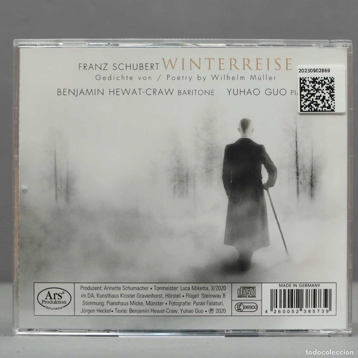 CDs de m&uacute;sica: CD. Benjamin Hewat-craw - Schubert Winterreise - Foto 2