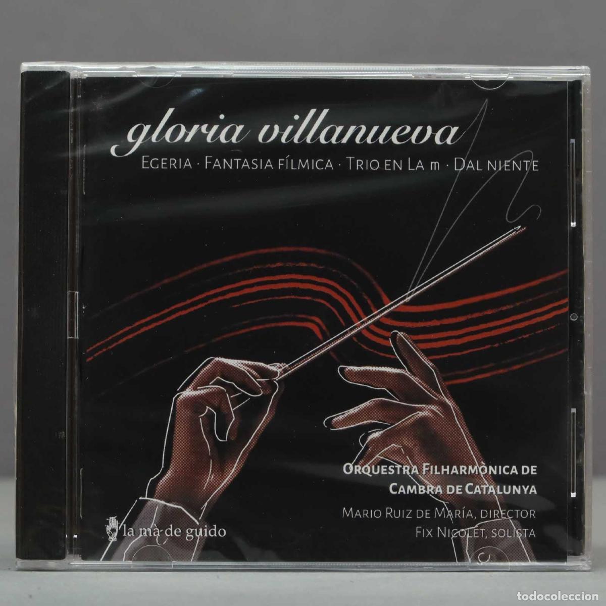 CDs de m&uacute;sica: CD. Gloria Villanueva: Obres orquestrals i de cambra. PRECINTADO