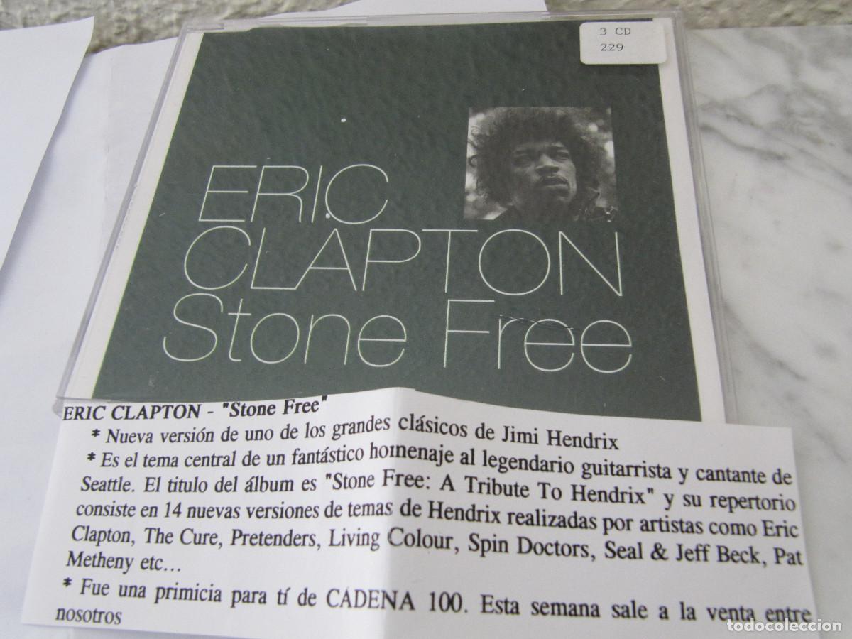 CDs de m&uacute;sica: Eric Clapton - Stone Free (CD, Single, Promo cadena 100) - Foto 1