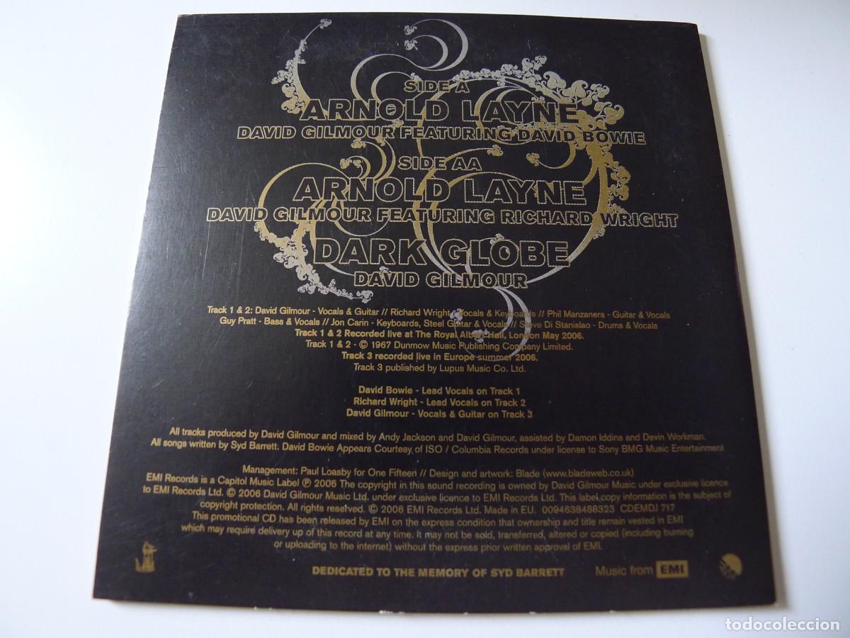 CDs de m&uacute;sica: DAVID GILMOUR : ARNOLD LAYME CD SINGLE - Foto 2
