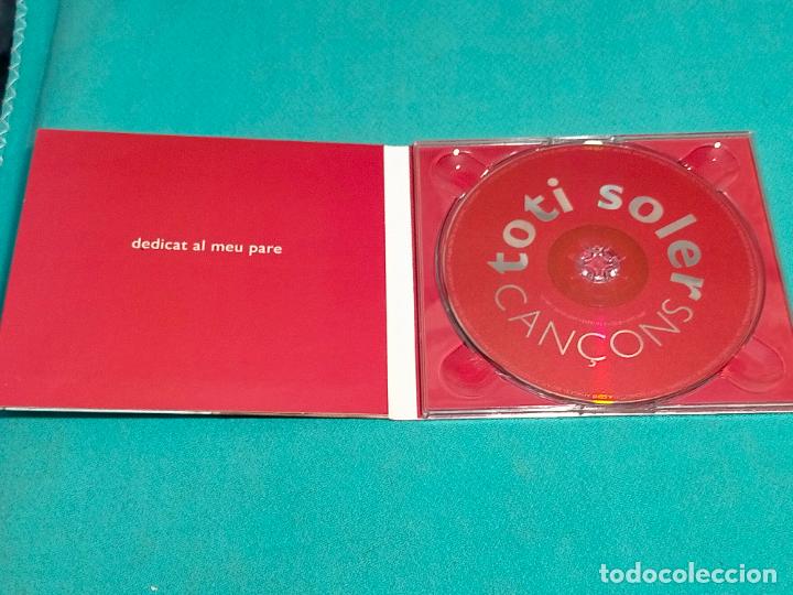 CDs de m&uacute;sica: Disco CD toti soler can&ccedil;ons catal&agrave; catal&aacute;n 2011 sat&eacute;lite - Foto 2