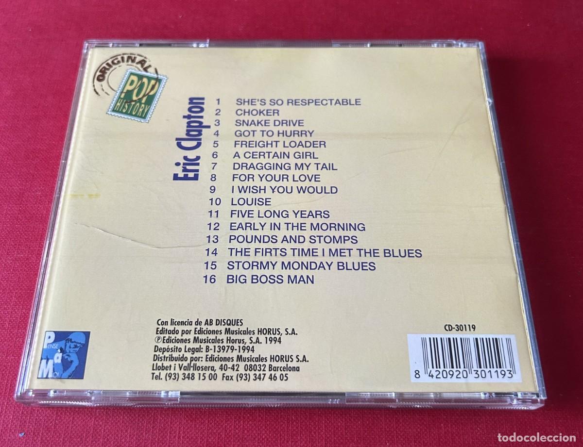 CDs de m&uacute;sica: ERIC CLAPTON. ORIGINAL POP HISTORY. 1994 . CD - Foto 2