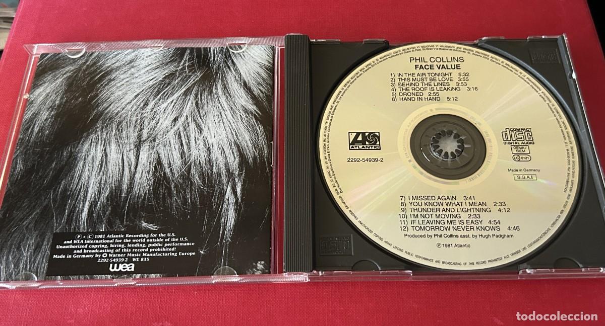 CDs de m&uacute;sica: PHILL COLLINS. FACE VALUE. 1981 . CD - Foto 3