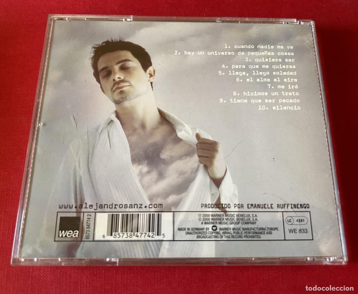 CDs de m&uacute;sica: ALEJANDRO SANZ. EL ALMA AL AIRE . 2000 . CD - Foto 2