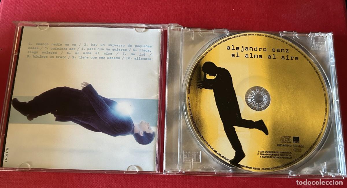 CDs de m&uacute;sica: ALEJANDRO SANZ. EL ALMA AL AIRE . 2000 . CD - Foto 3