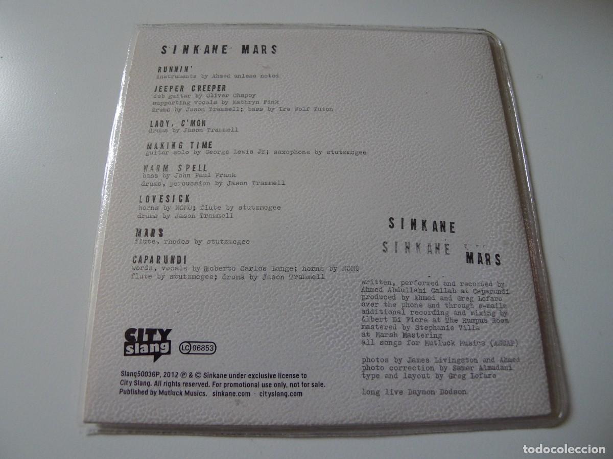 CDs de m&uacute;sica: SINKANE : MARS - Foto 2