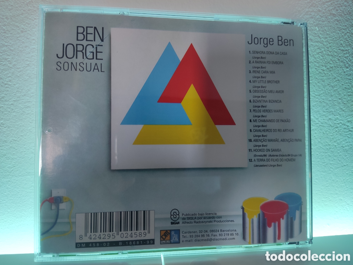 CDs de m&uacute;sica: Ben Jorge - Sonsual - Cd - Foto 3