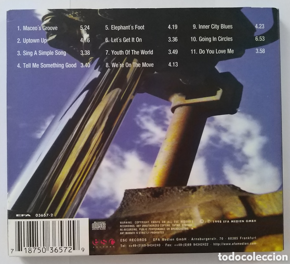 CDs de m&uacute;sica: MACEO PARKER - FUNK OVERLOAD - Foto 2