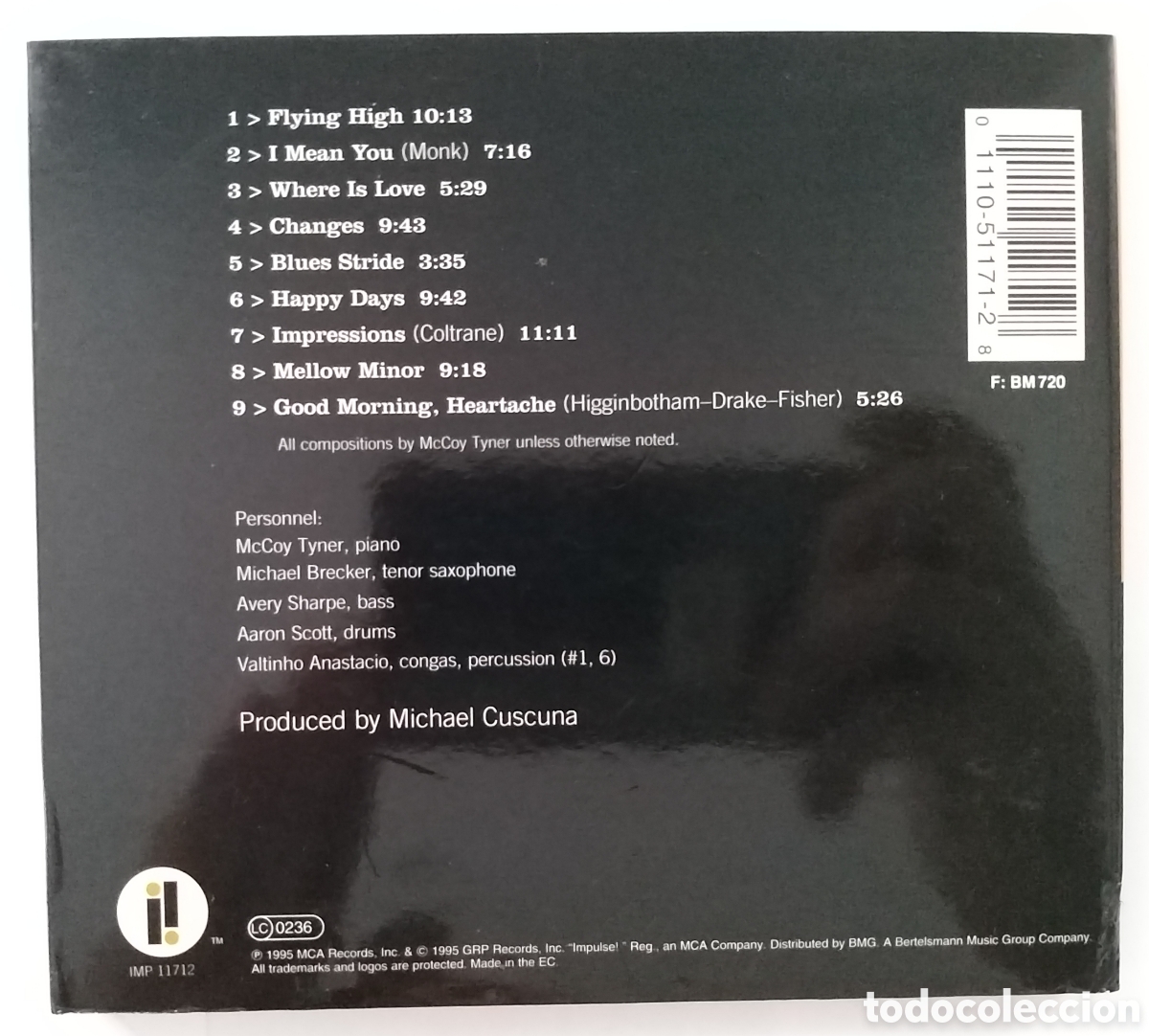 CDs de m&uacute;sica: MCCOY TYNER TRIO - INFINITY - Foto 2