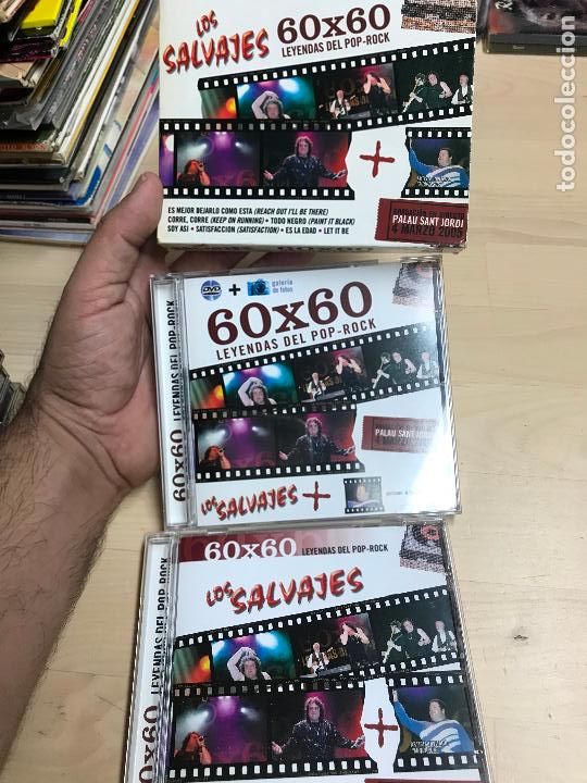 CDs de m&uacute;sica: cd los salvajes 60 x 60 - Foto 4