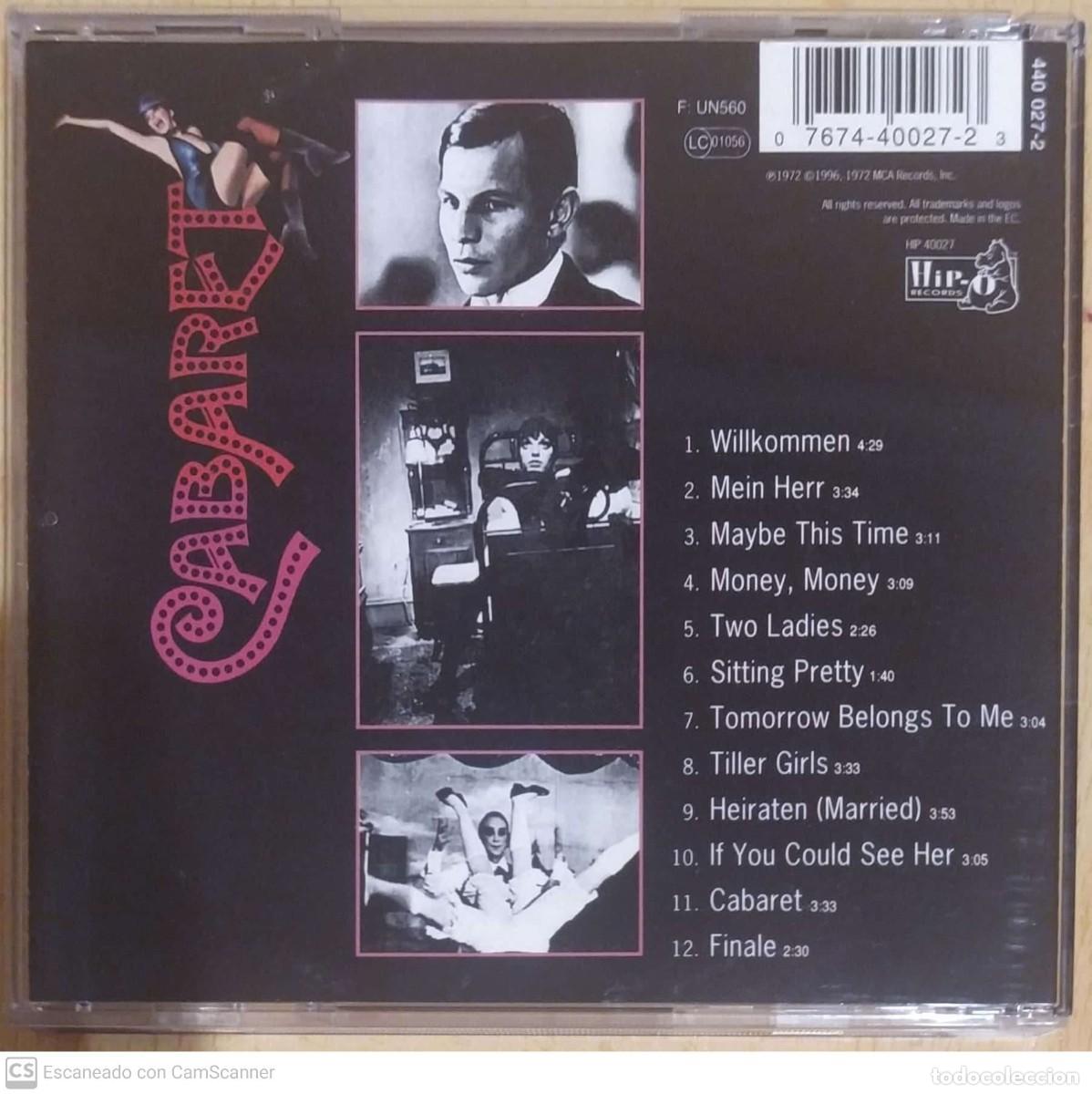 CDs de m&uacute;sica: B.S.O. CABARET - CD 1996 (RALPH BURNS) - Foto 2