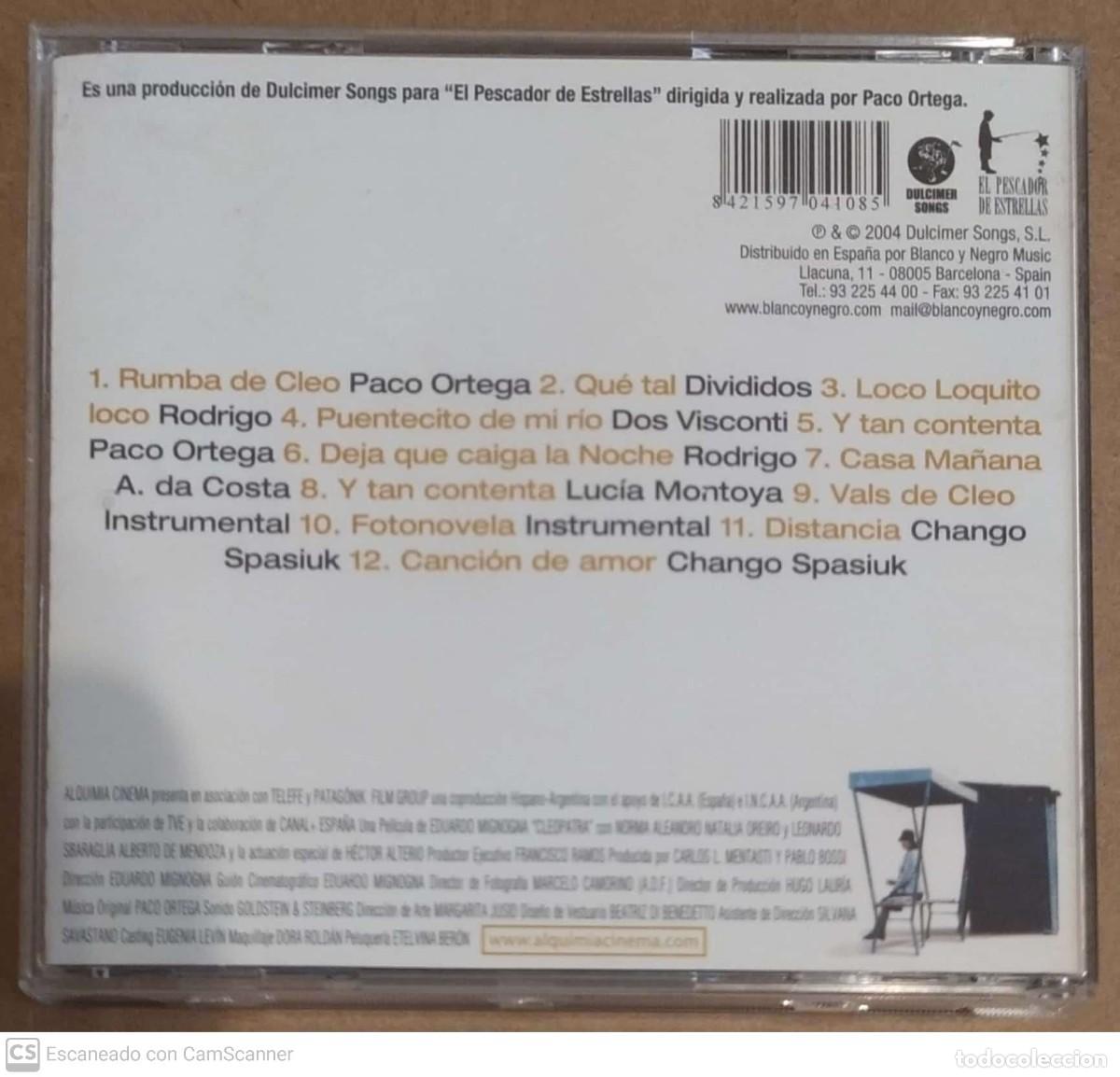 CDs de m&uacute;sica: B.S.O. CLEOPATRA - CD 2004 (PACO ORTEGA) - Foto 2