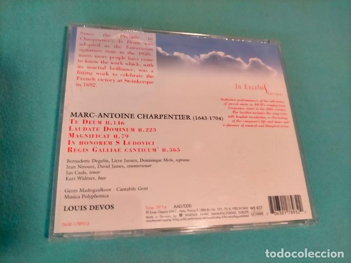 CDs de m&uacute;sica: Disco CD Marc Antoine Charpentier Te Deum Louis Devos - Foto 4