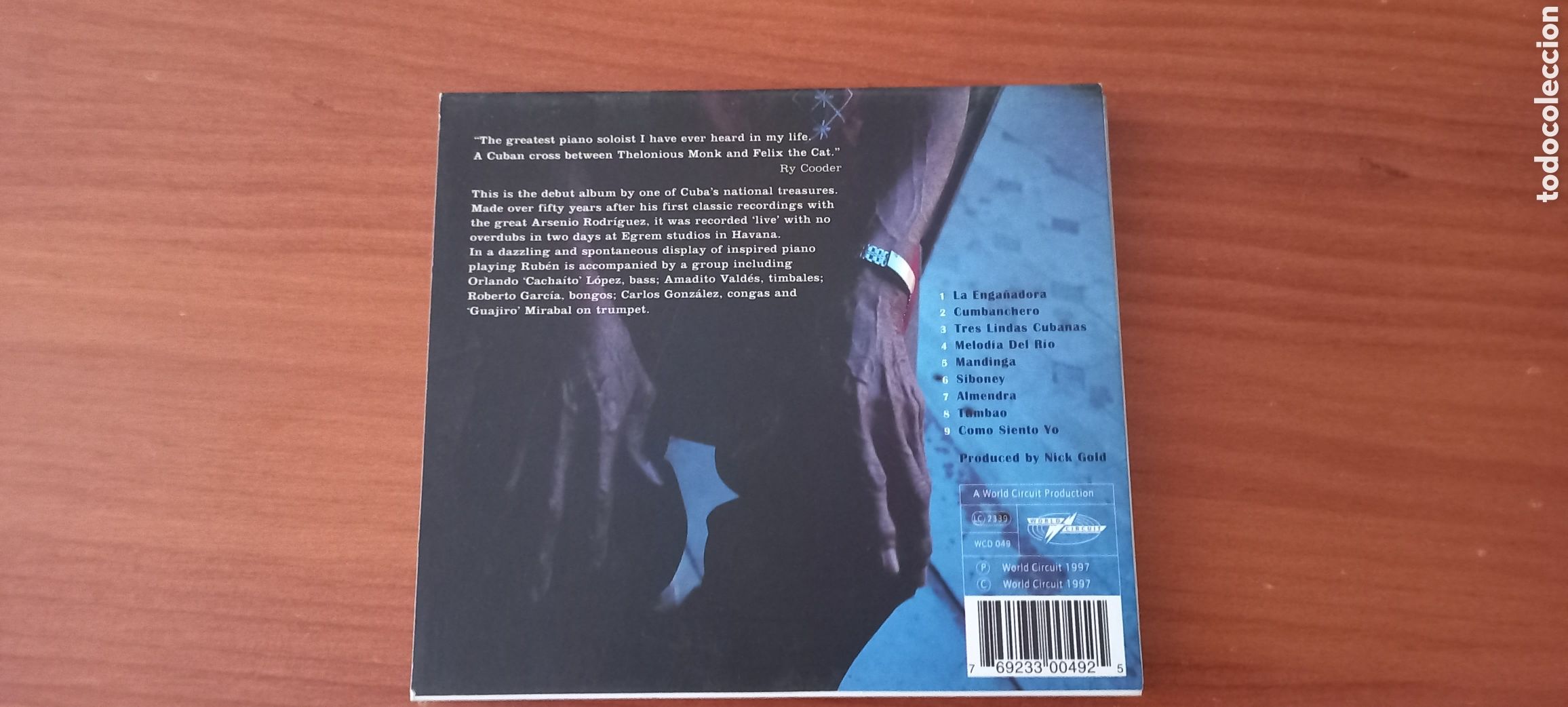 CDs de m&uacute;sica: Introducing Rub&eacute;n Gonz&aacute;lez CD con funda original 1997 9 temas como nuevo - Foto 2