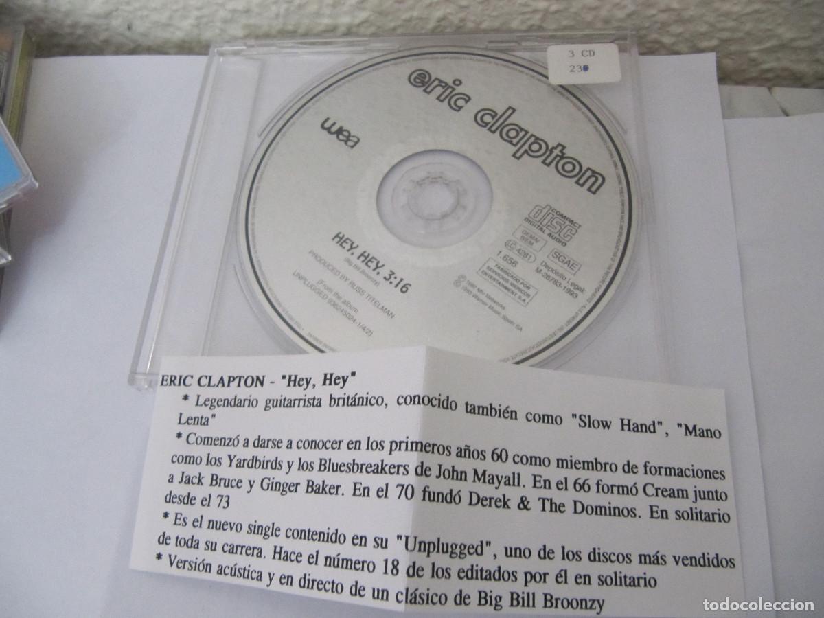 CDs de m&uacute;sica: Eric Clapton &ndash; Hey Hey. CD, Single, Promo CADENA 100 - Foto 1
