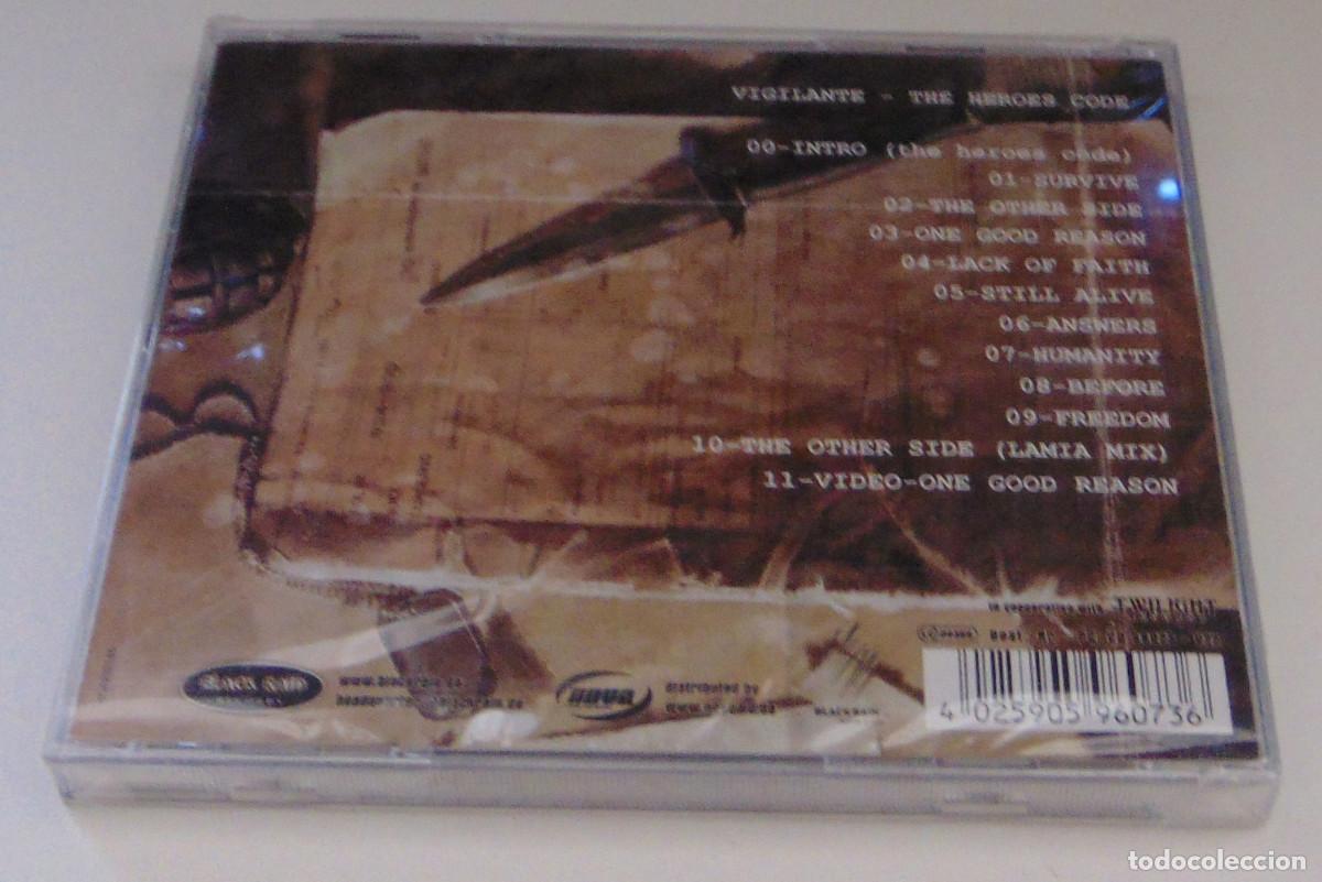 CDs de m&uacute;sica: Vigilante &ndash; The Heroes Code CD 2005 - A ESTRENAR - ELECTRONICA - Foto 4