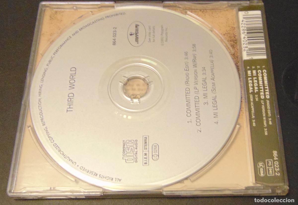 CDs de m&uacute;sica: Third World &ndash; Committed - CDMAXISINGLE 1992 - Foto 2