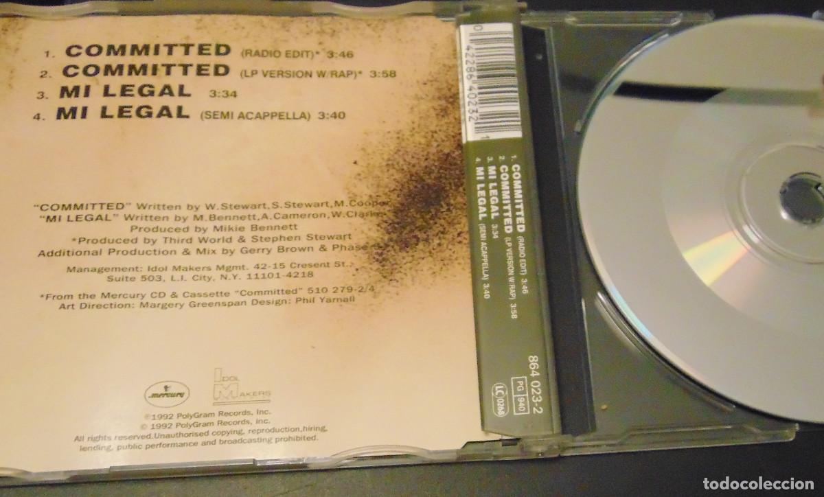 CDs de m&uacute;sica: Third World &ndash; Committed - CDMAXISINGLE 1992 - Foto 3