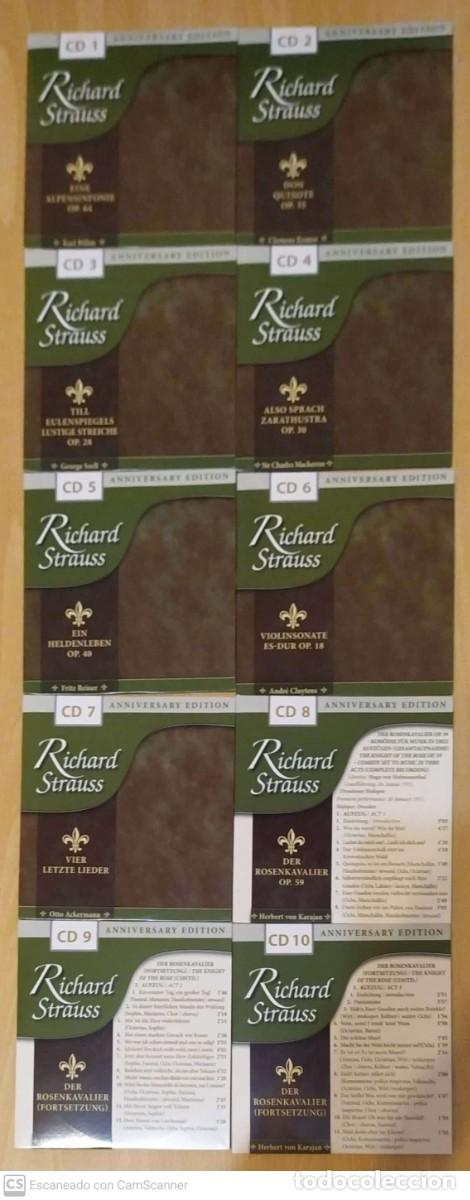 CDs de m&uacute;sica: RICHARD STRAUSS (ANNIVERSARY EDITION) Box 10 CDs - Foto 3