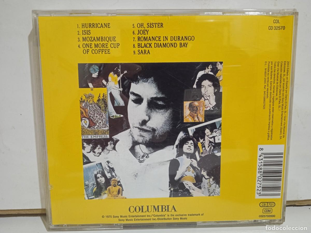 CDs de m&uacute;sica: Bob Dylan - Desire - CD - 2003 - Colecci&oacute;n Los Discos De Tu Vida - Foto 2